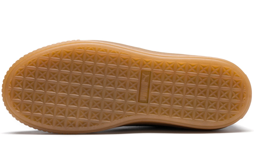 Женские кроссовки PUMA Platform Bask Luxe (серебристый) — фото 5
