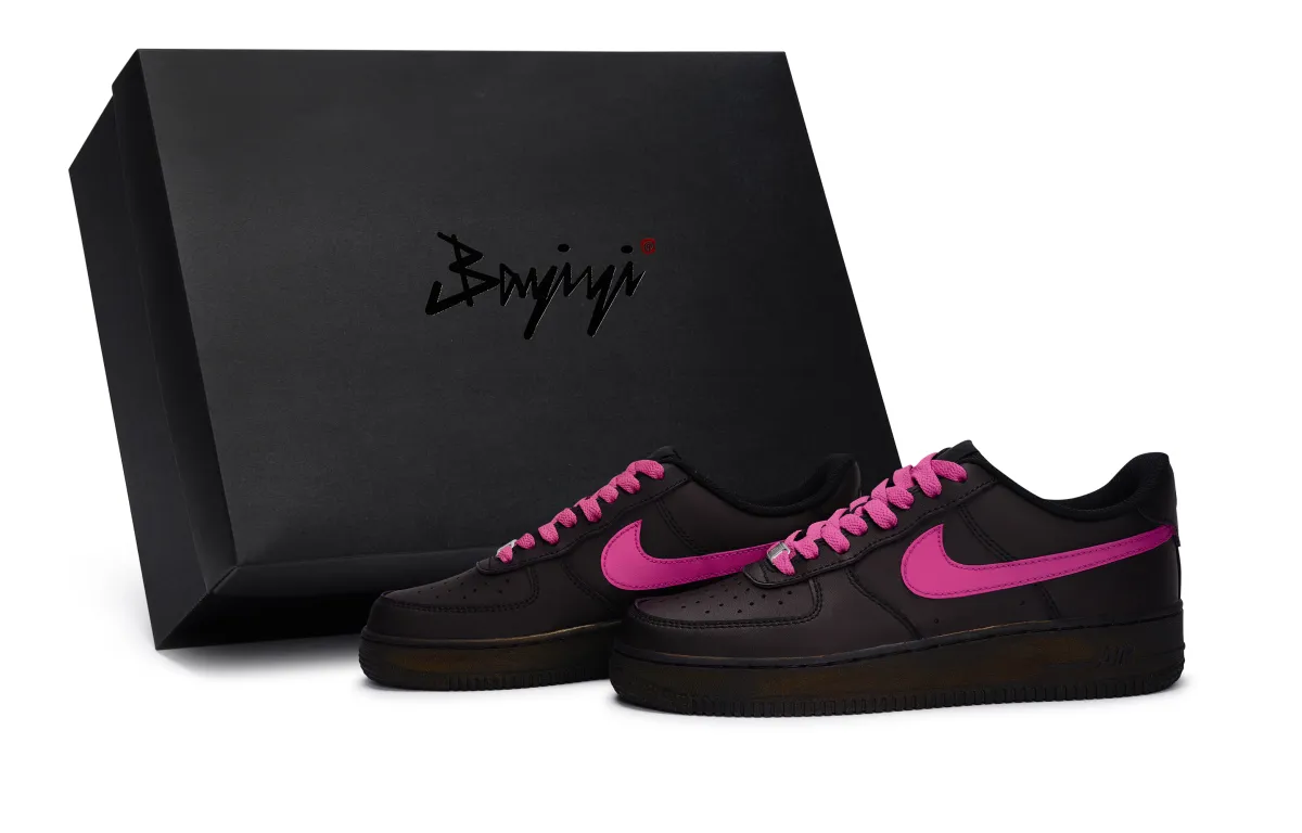 Nike Air Force 1 07 811 Manufacturing, Ink Trail, Special Shoe Box Slip Resistant Abrasion Resistant