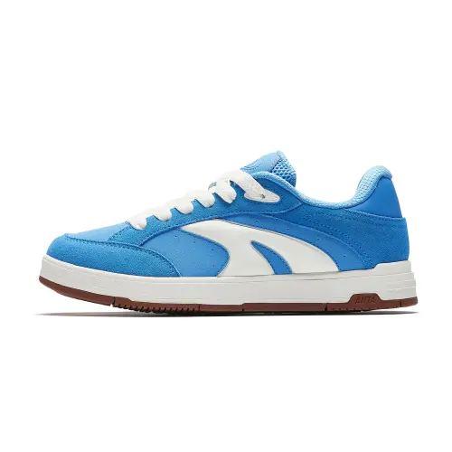 Anta Wear resistant And Lightweight Low top Skateboard Shoes Women's Blue White