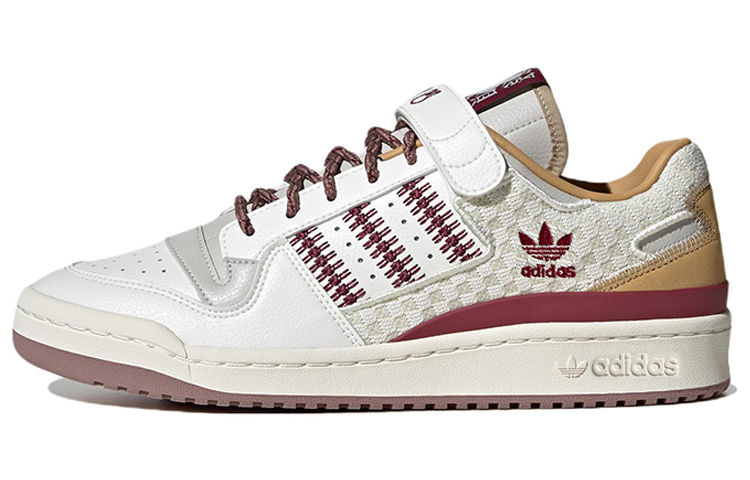 Кроссовки adidas originals × Miffy FORUM 84 84 Low (бело-бежево-красные)