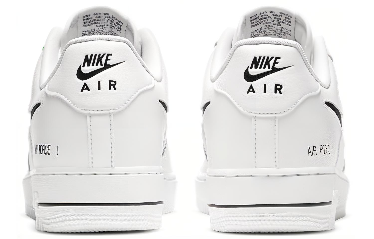 Кеды Nike Air Force 1 (бело-черные) — фото 5