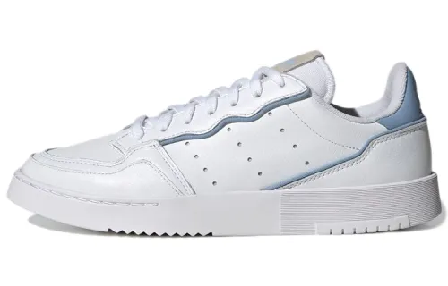 Adidas Originals Super Court Skateboard Shoes Unisex Low Top White/Blue
