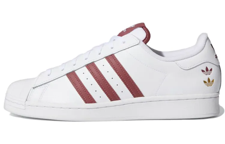 Superstar Adidas Originals 'White Quiet Crimson'