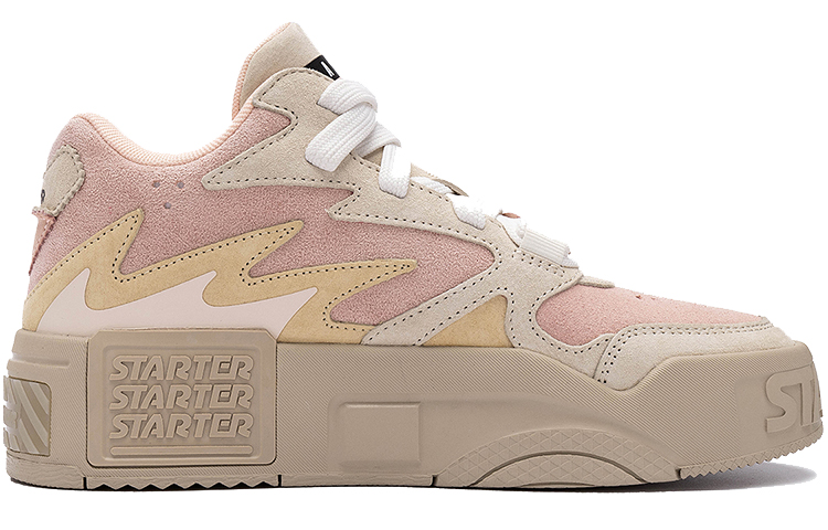 STARTER Sound Wave Collection VOL Leather Non Slip And Waterproof Low top Skateboard Shoes Women's Pink