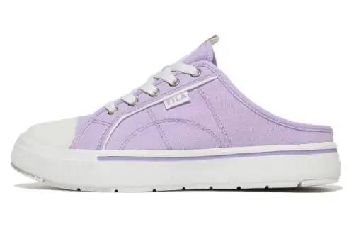 FILA Low Top One Pedal Skate Shoes Unisex Purple Korean Version