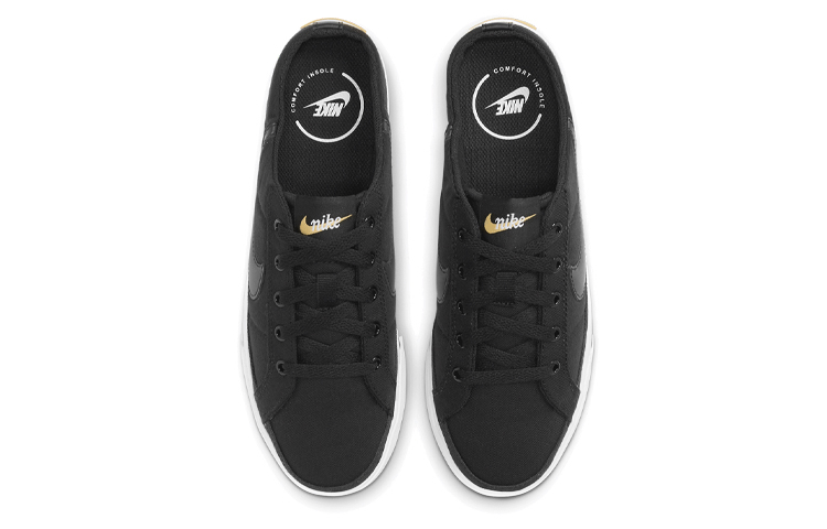 Слипоны Nike Court Legacy Mule (черные) — фото 4