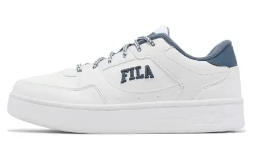 FILA Cushioning, Wear Resistant Low top Skateboard Shoes Men's White