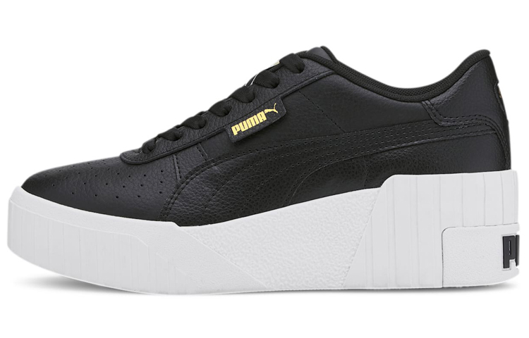 PUMA Cali Wedge 'Black White' Women's
