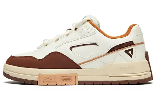 Peak sugar-free bread shoes, national trend, casual and versatile, breathable low-top sneakers, men's style, almond coffee