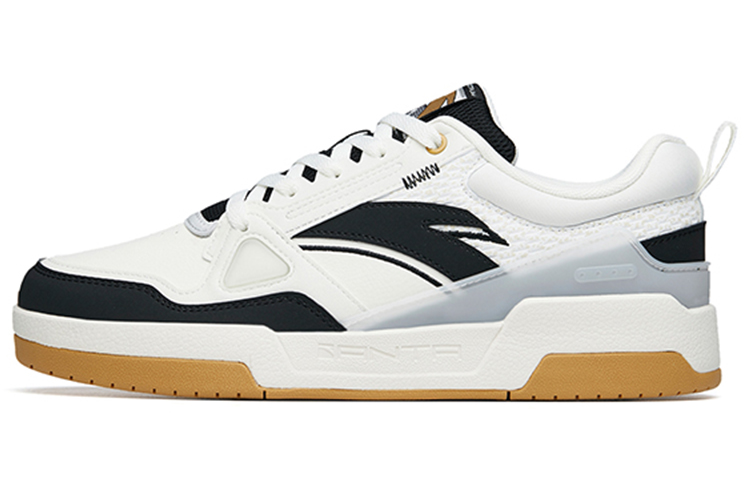 Anta Life Collection Air Force 1 Slip Resistant Low top Skateboard Shoes Men's White Black