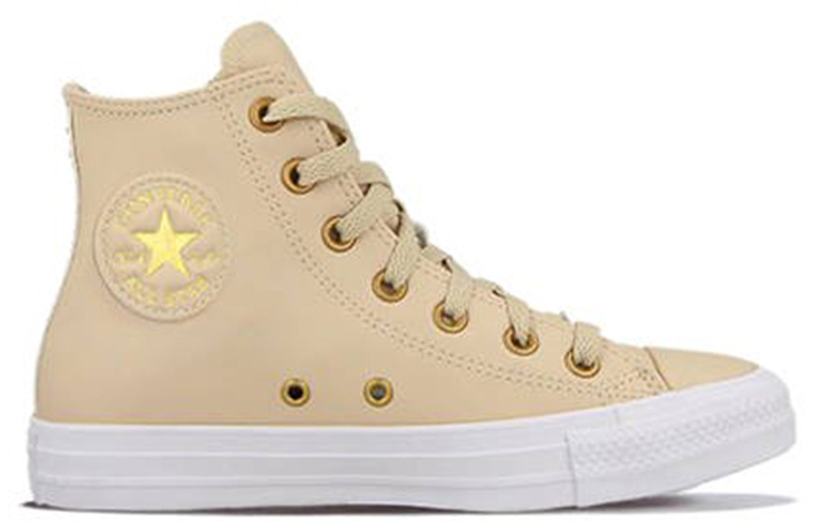 Женские кеды Converse Chuck Taylor All Star (молочно-коричневые) — 奶白棕色 — фото 2