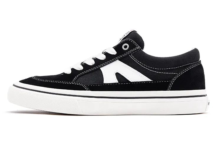 Vision Street Wear Stick Abrasion Resistant Low top Skateboard Shoes Unisex Classic Black