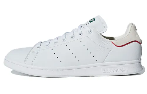 Adidas Originals Stan Smith Fabric Slip Resistant Low top Skateboard Shoes Men's White Green Red
