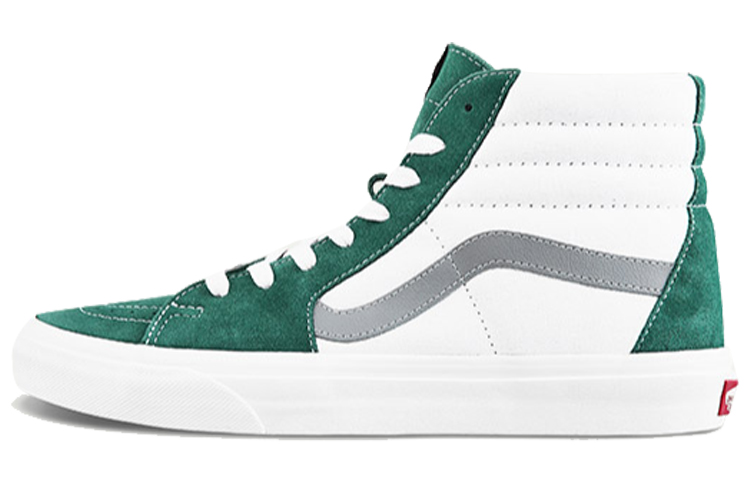 Кеды Vans SK8 (бело-зеленые)