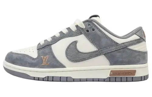 Nike Dunk SB Cushioning, Wear Resistant Low top Skateboard Shoes Unisex White Gray