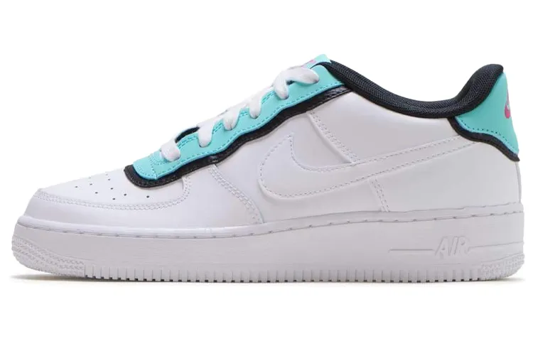 Nike Air Force 1 Low 'Double Layer Aqua Black' Gs