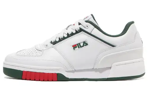 FILA Targa OG 1988 Low top Skateboard Shoes Women's White Green Korean Style