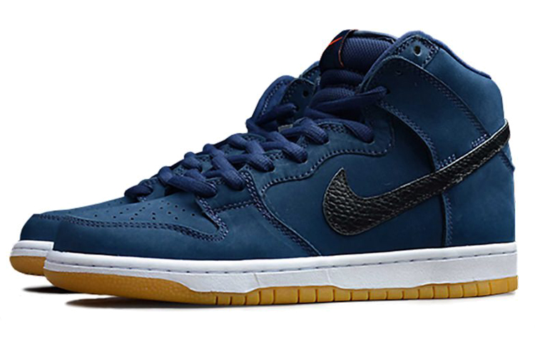 Кеды Nike Dunk SB Pro Iso "Navy Blue" (сине-черные) — Синий / чёрный — фото 3