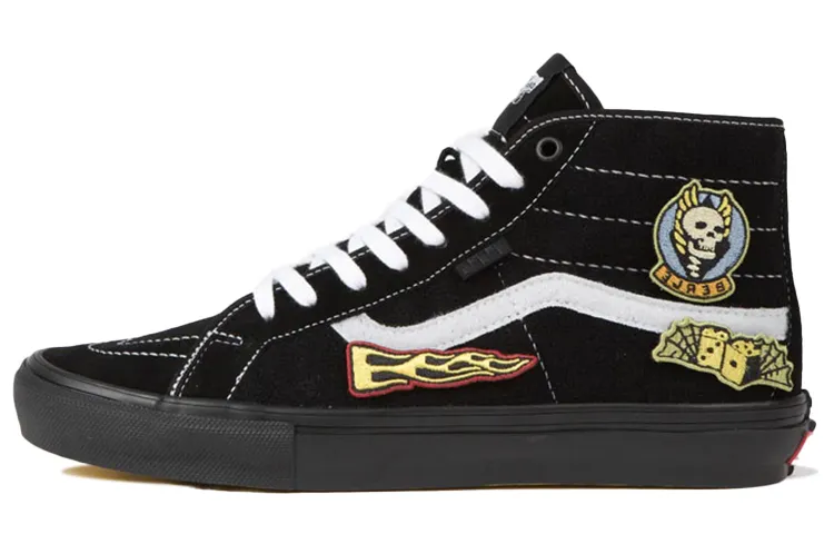 Sk8 Elijah Berle x Sk8 Skate Vans-Hi Decon 'Black'