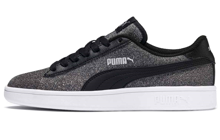 PUMA Smash Collection Skateboard Shoes Women's Low Top Black