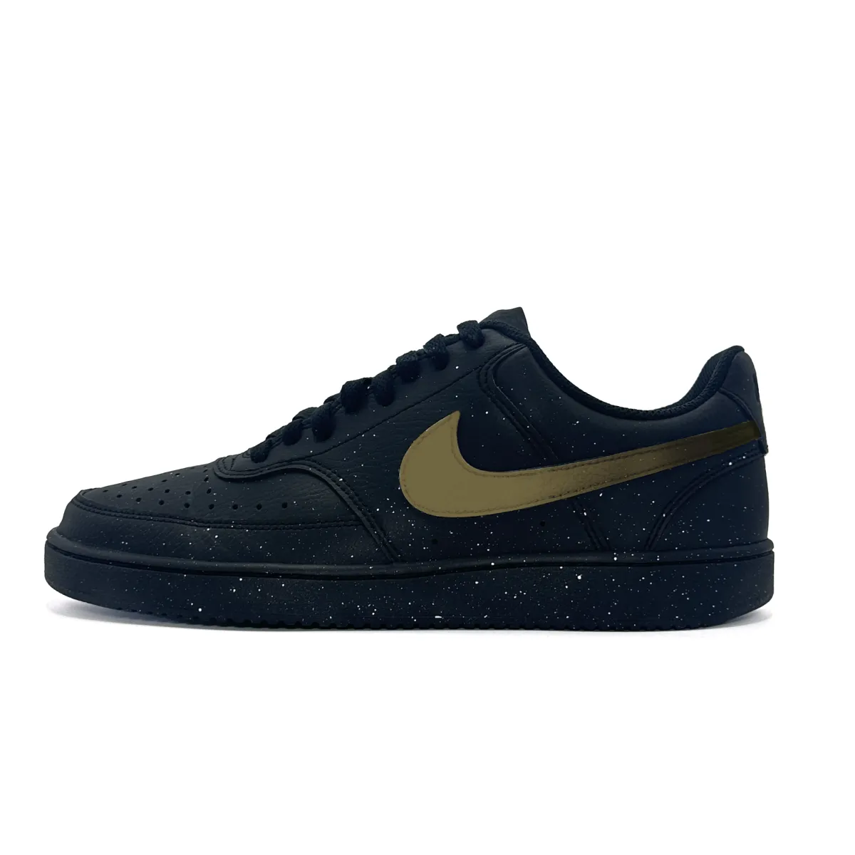 Nike Court Vision Low Slip Resistant Abrasion Resistant Low top Skateboard Shoes Unisex Black Green