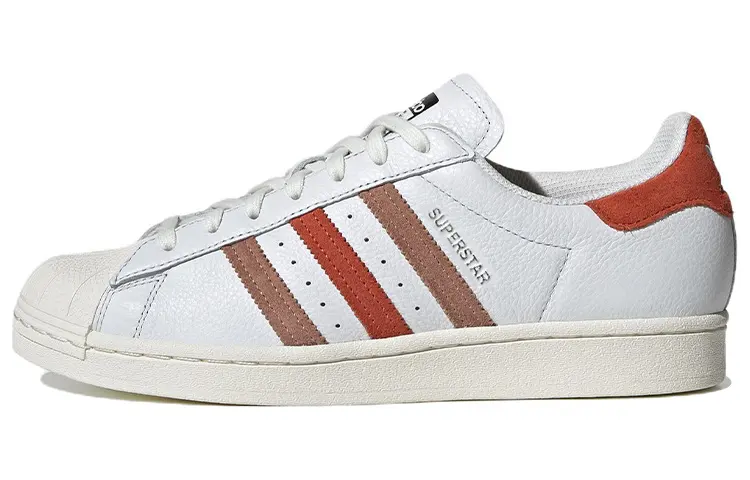 Adidas Superstar Crystal White Preloved Red