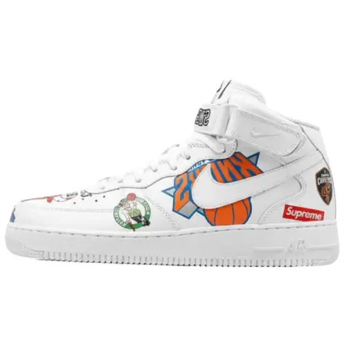 Nike Air Force 1 Mid Supreme Nba White