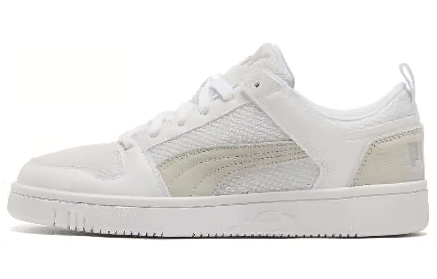 Кеды PUMA Rebound Layup Lo Mesh (бело-серый)