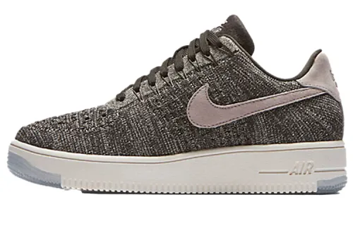 Nike Air Force 1 Flyknit Low Midnight Fog Silt Red Women's