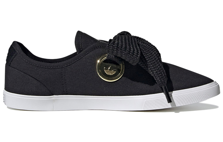 Женские кеды adidas originals Sleek Lo (черные) — фото 2