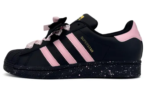 Adidas Originals SUPERSTAR Coverage Cushioning Abrasion Resistant Low top Skateboard Shoes Unisex Black