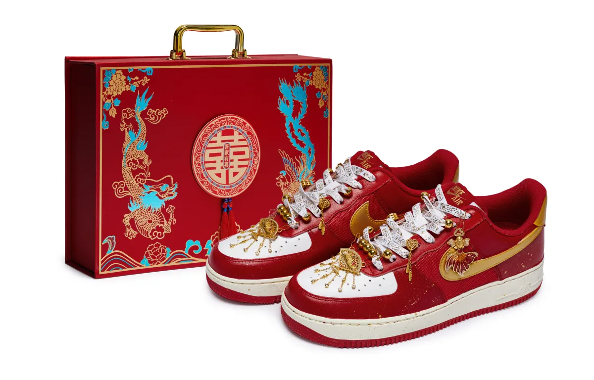Nike Air Force 1 811 Manufacturing, Harmony Of Phoenix And Feng, Gift Box Abrasion Resistant Abrasion Resistant Low top