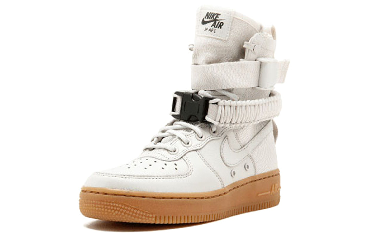 Женские кроссовки Nike Air Force 1 Light Bone (светло-серый) — фото 2