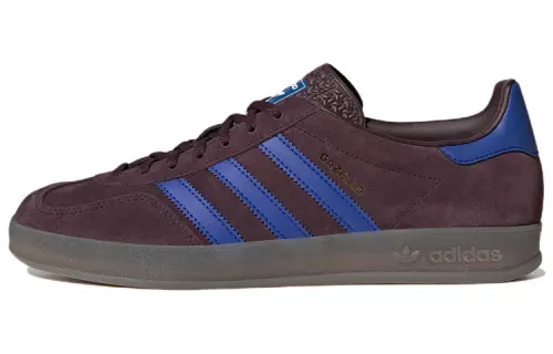 Adidas Gazelle Indoor Shadow Maroon Semi Lucid Blue