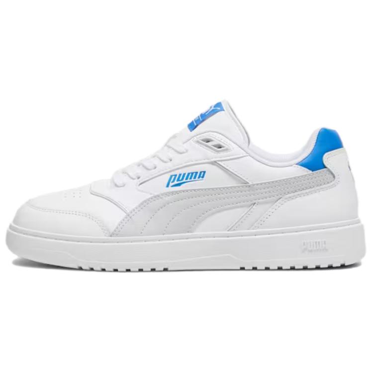 PUMA Doublecourt Low top Skateboard Shoes Unisex White Blue
