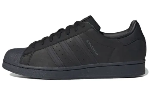 Adidas Originals Superstar Collection Low top Skateboard Shoes Men's Carbon Black