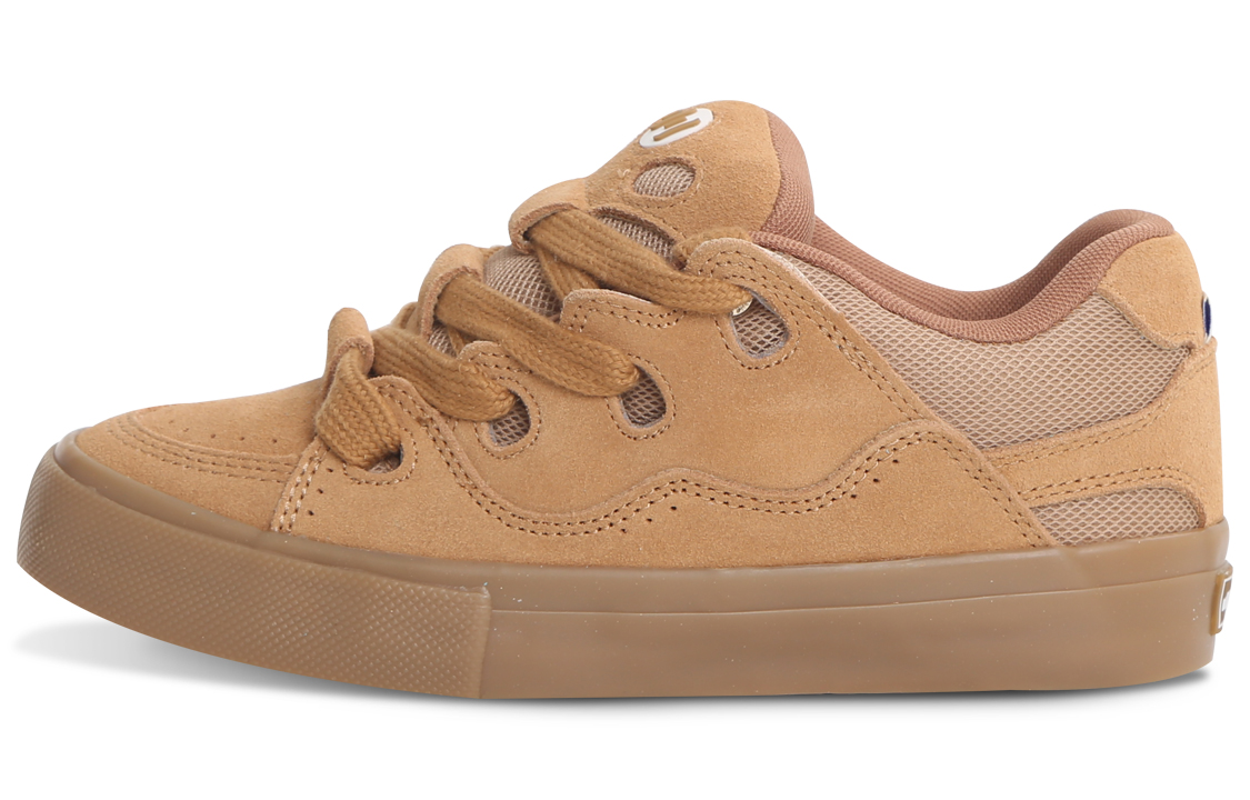 Ollieskate Slip Resistant Cushioning Abrasion Resistant Skateboard Shoes Unisex Wheat