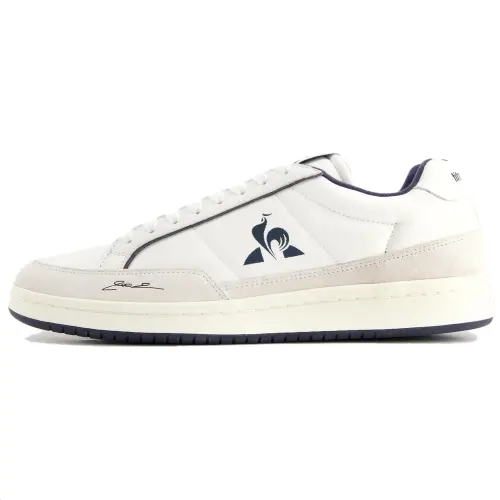 Le Coq Sportif Slip Resistant Abrasion Resistant Low top Skateboard Shoes Unisex White Blue