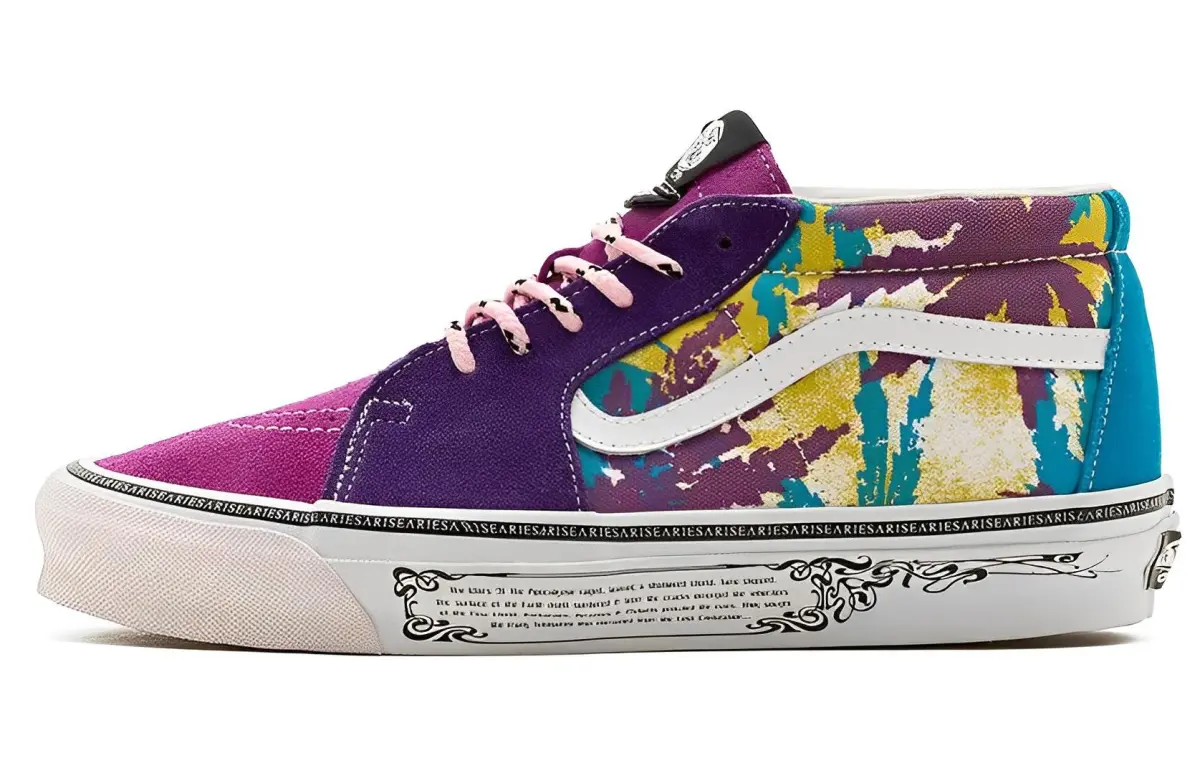 Sk8 Aries x Sk8 Og Vans-Mid Lx 'Weed Bright'