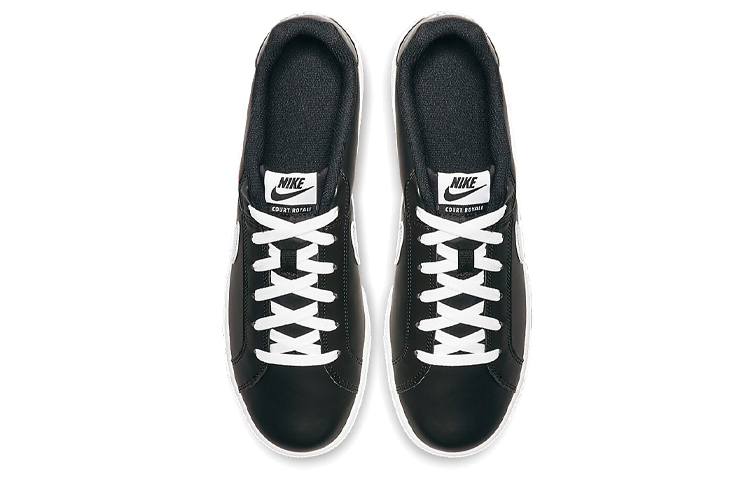 Мужские кеды Nike Court Royale SL (черно-белые) — фото 4