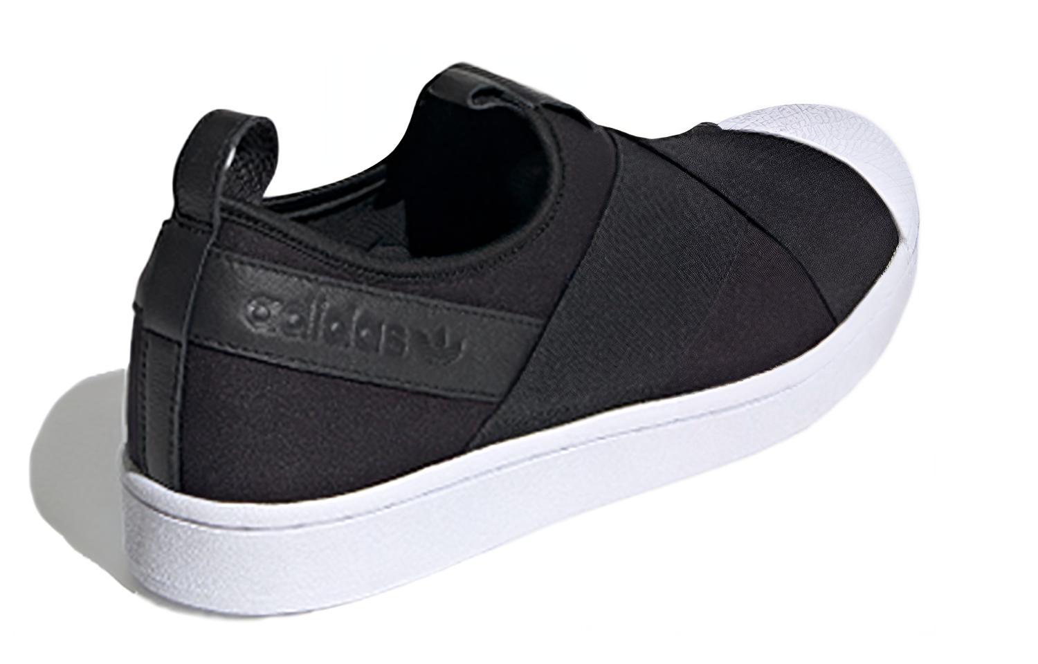 Кеды adidas Originals Superstar SlipOn (черно-белые) — Чёрныйбелый — фото 3