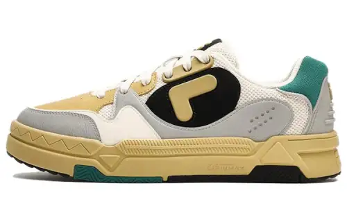 FILA FUSION Bank Dx Skate Shoes 'Yellow Grey'