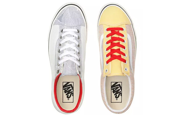 Кеды Vans Style 36 (белый / желтый) — Белый / жёлтый — фото 4