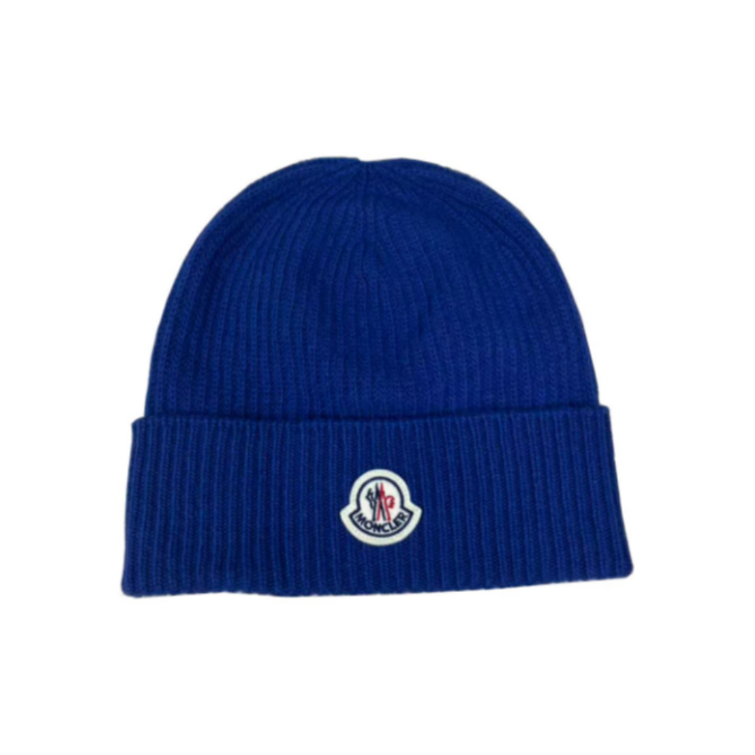 Мужская шапка Moncler (синяя)