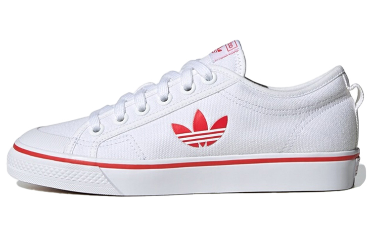Adidas Nizza Trefoil 'White Red' Women's