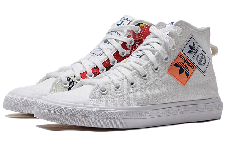 Кеды adidas originals Hi Rf (белые) — фото 3