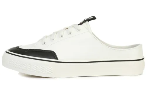 FILA Low Tops Skateboarding Shoes White Black Version 'White Black'