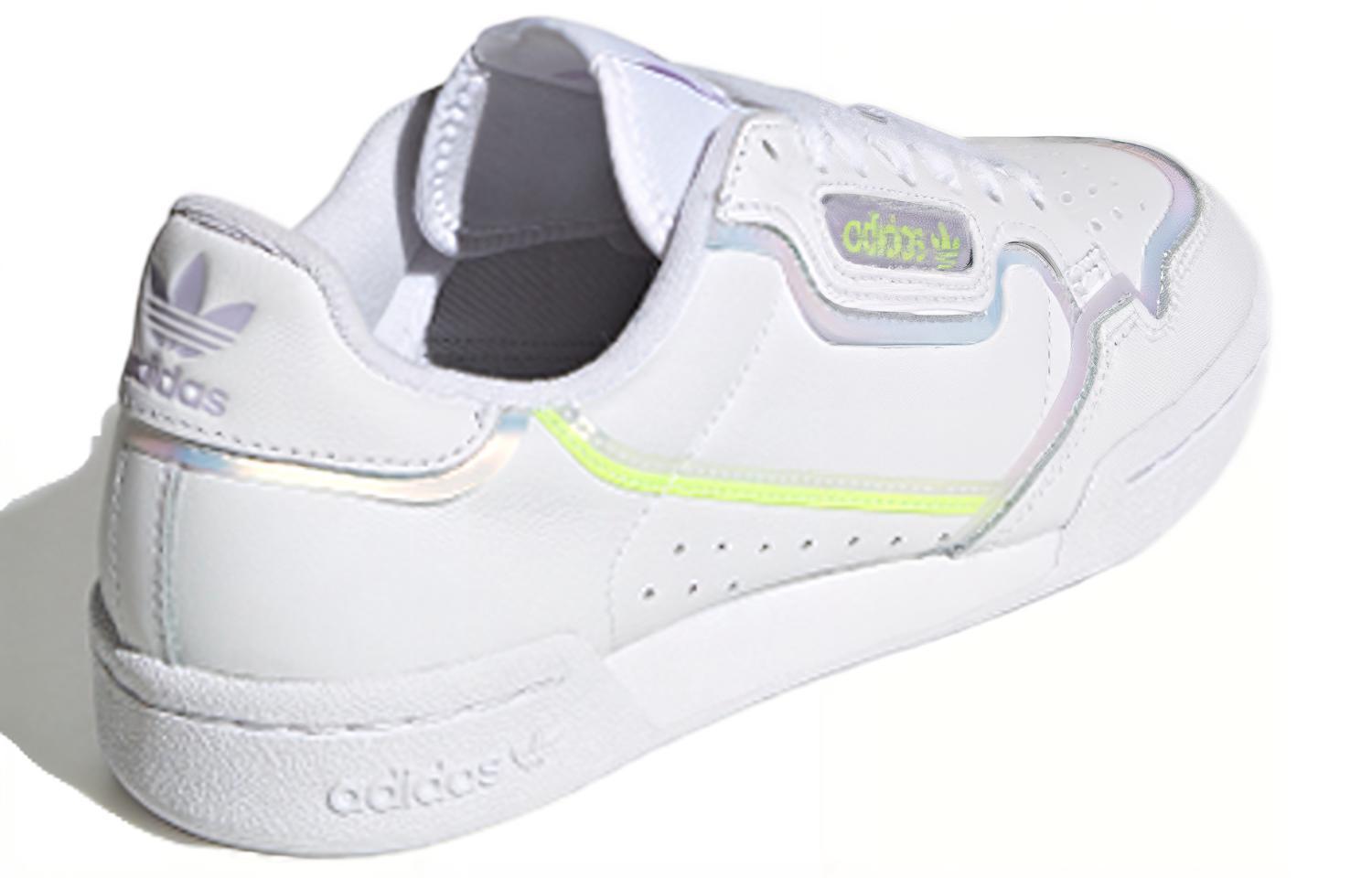 Женские кеды adidas originals Continental (бело-фиолетовые) — фото 4
