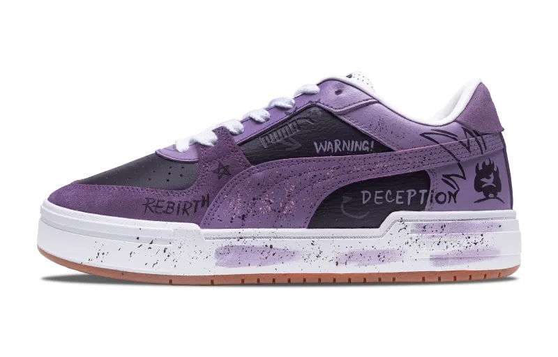 PUMA Slip Resistant Cushioning Quick Dry Low top Skateboard Shoes Unisex Purple