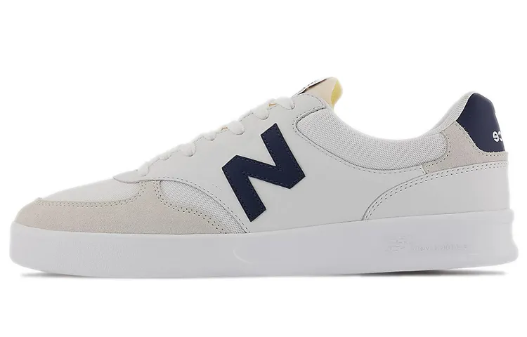 300 New Balance Court 'White Navy'